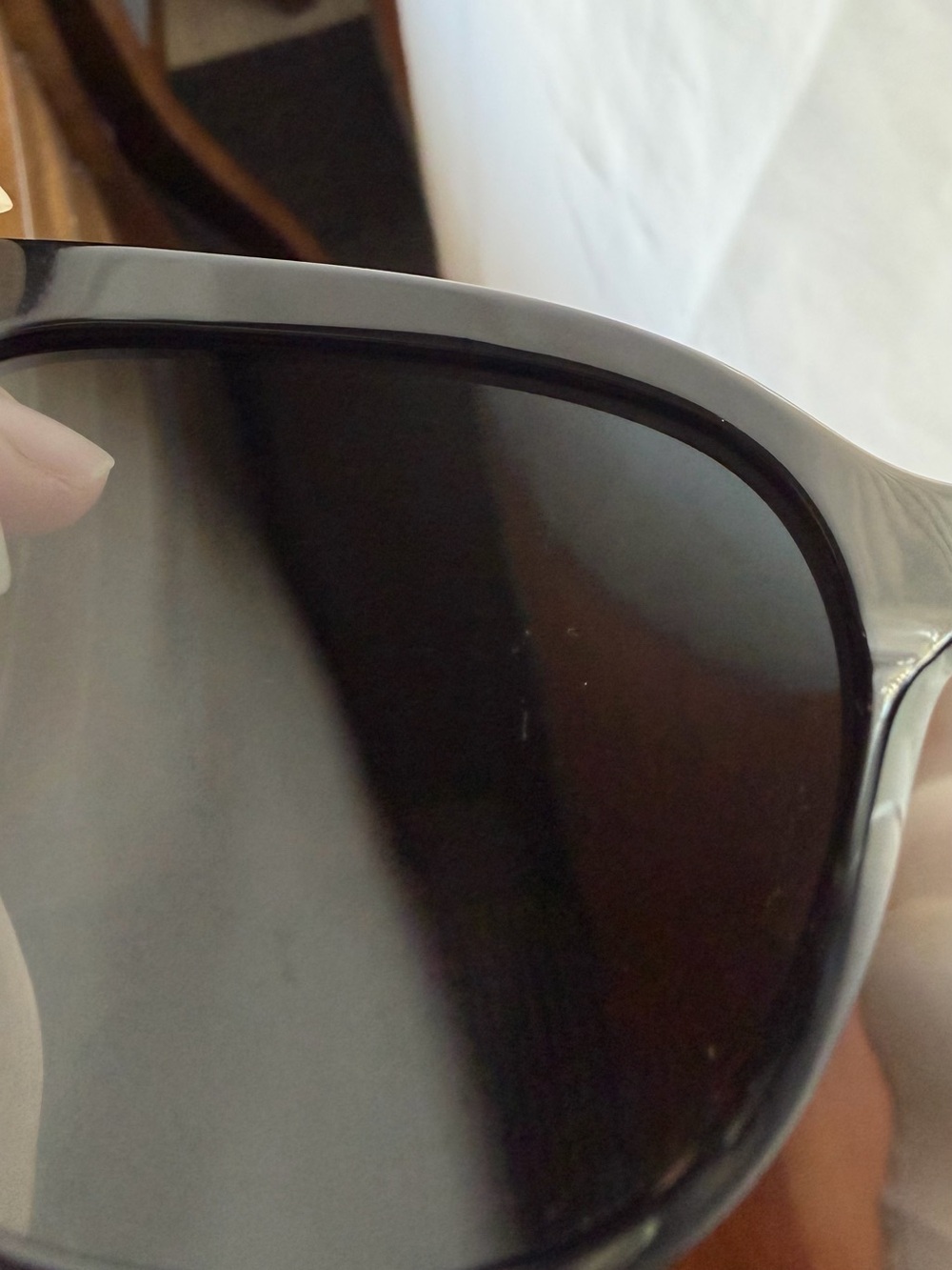 Burberry 4270 Black Sunglasses with Signature Check Temples - Picture 6 of 6